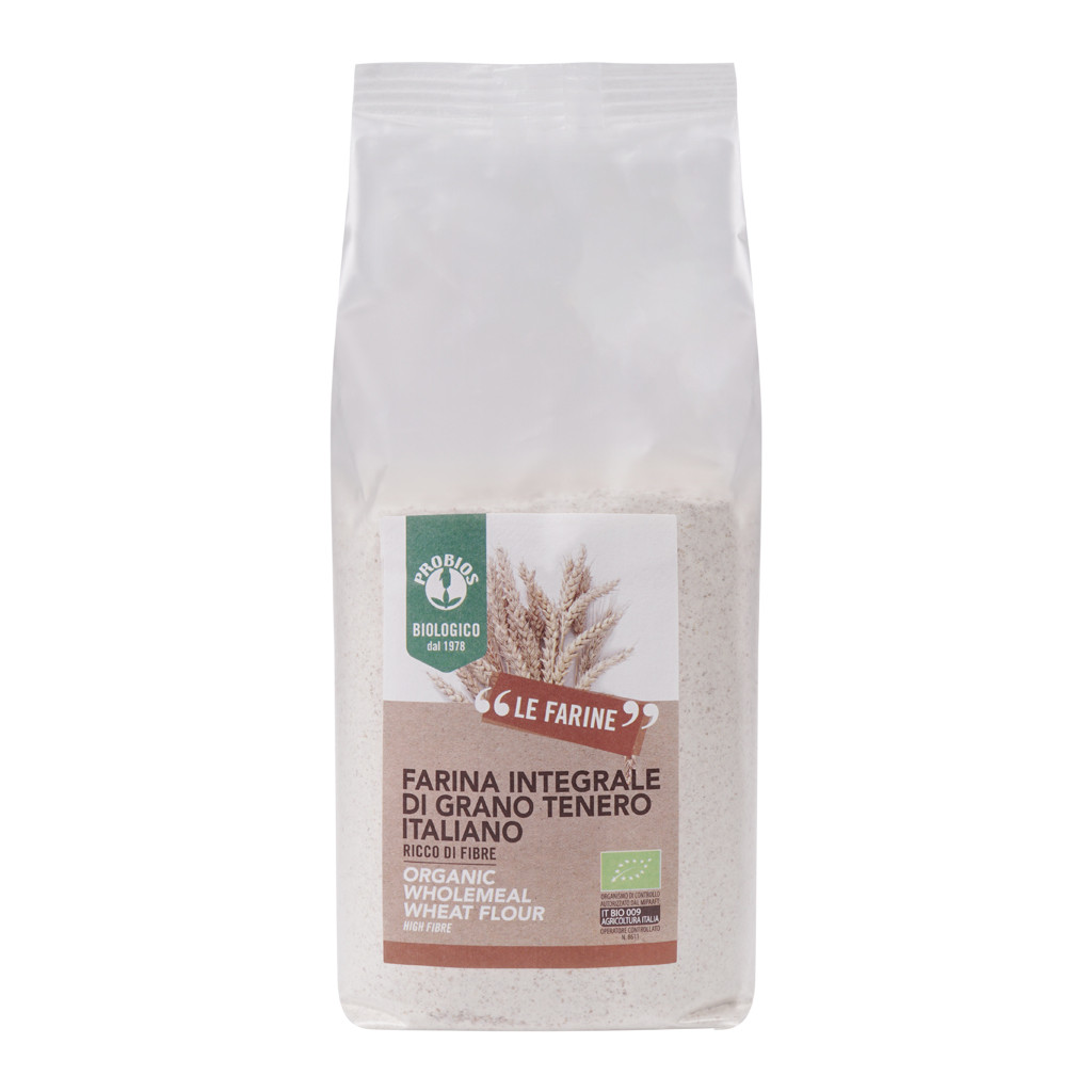Bột mì hữu cơ ProBios Organic WholeMeal Wheat Flour nguyên cám/ đa dụng 1kg