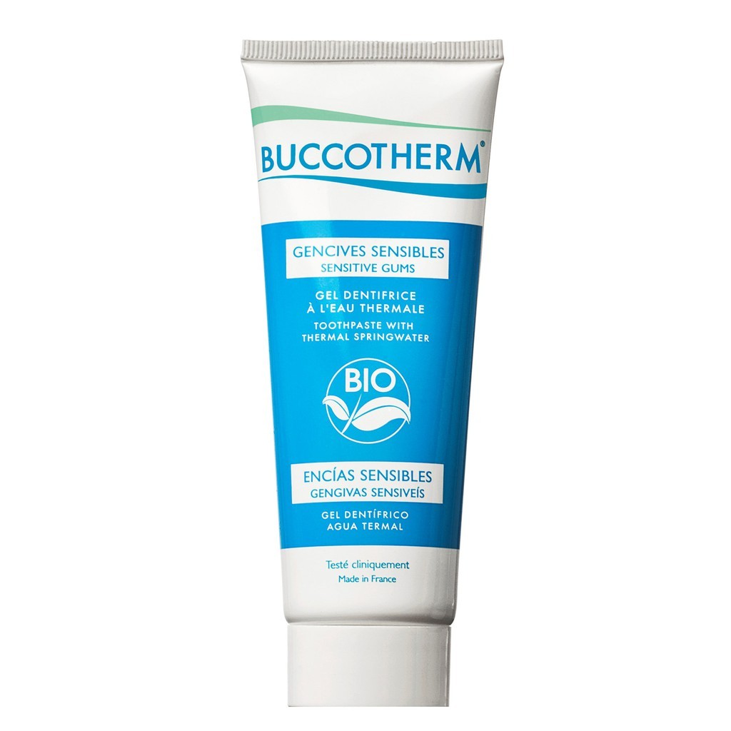 Kem đánh răng hữu cơ cho răng nhạy cảm 2 trong 1 Buccotherm Toothpaste for sensitive teeth 75ml
