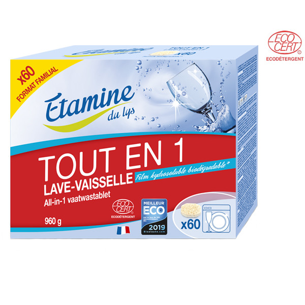 Viên Rửa Chén Bát dành cho máy Klar/ Etamine du lys Dishwashing Tablets
