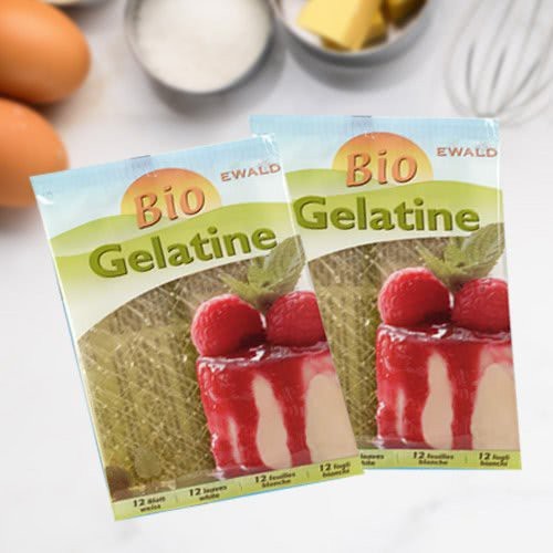 Gelatine Hữu Cơ Ewald Dạng Lá 20g - nhập khẩu Đức