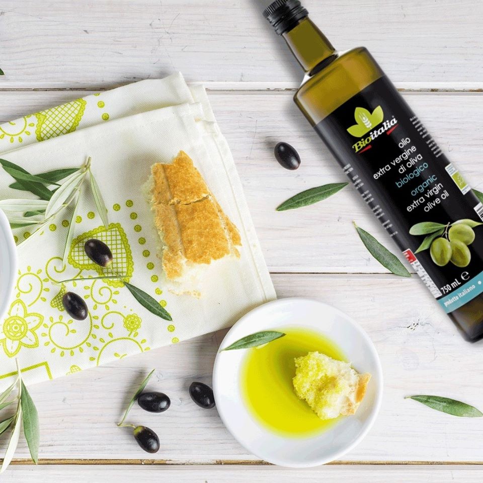 Dầu oliu nguyên chất ép lạnh Mantova/ Bioitalia Extra virgin olive oil 250ml