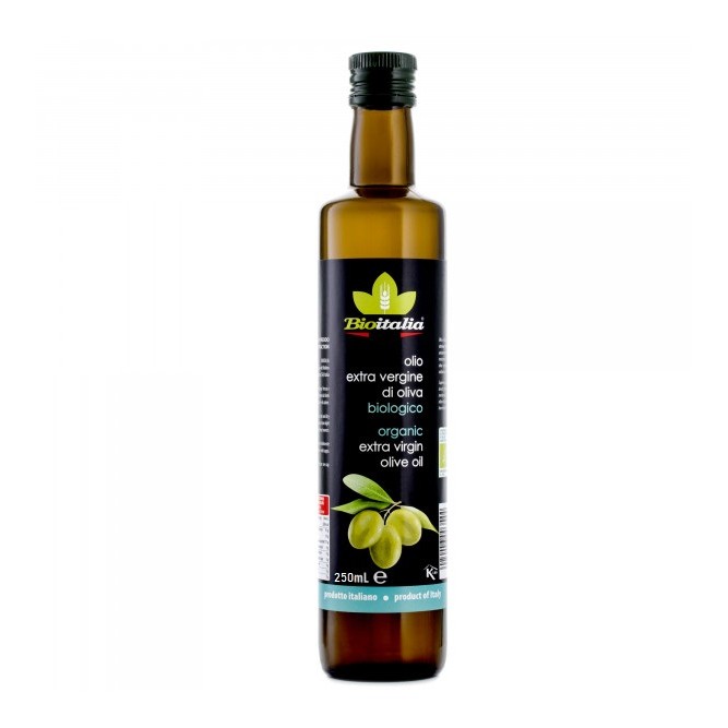 Dầu oliu nguyên chất ép lạnh Mantova/ Bioitalia Extra virgin olive oil 250ml