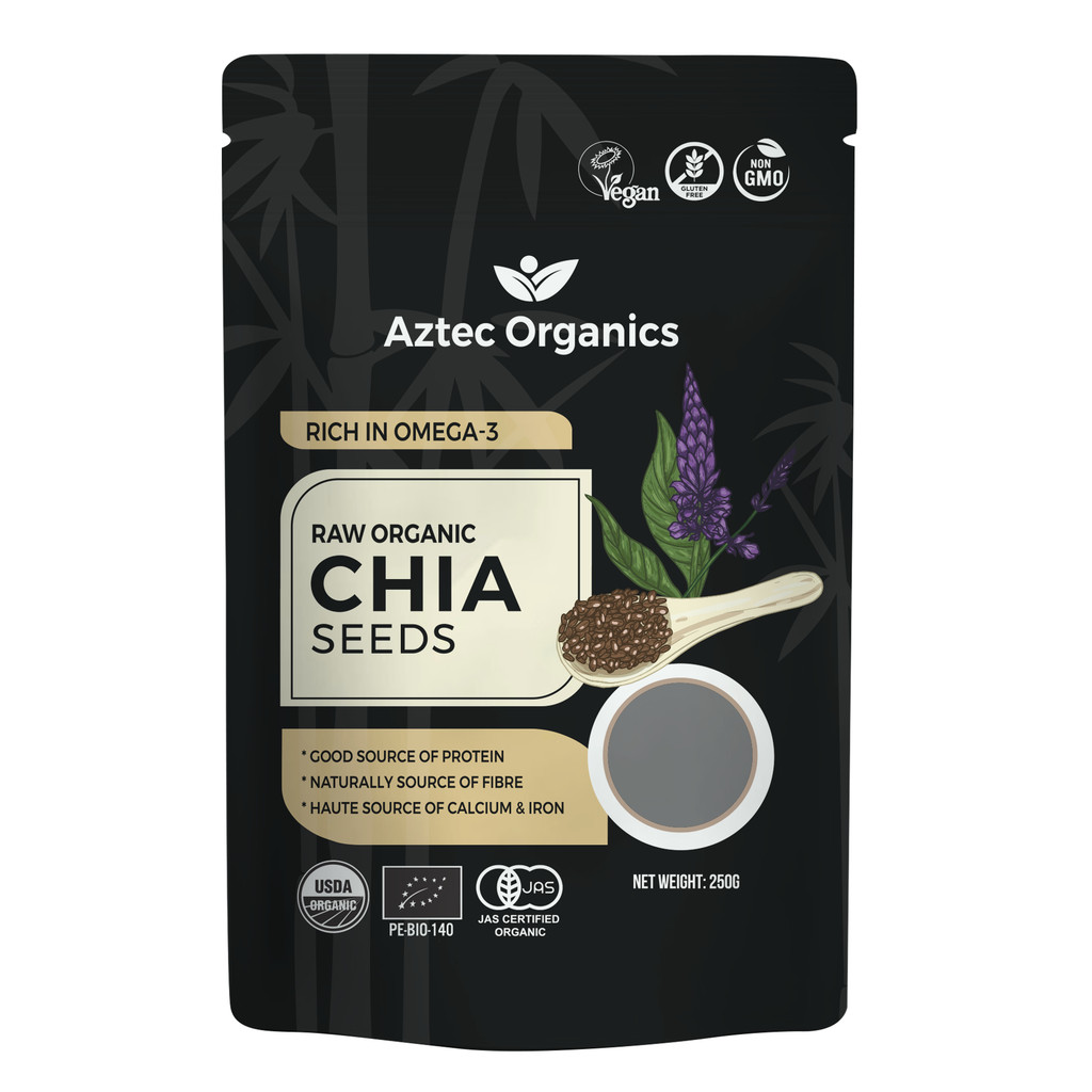 Hạt chia hữu cơ Aztec Organics Chia Seeds