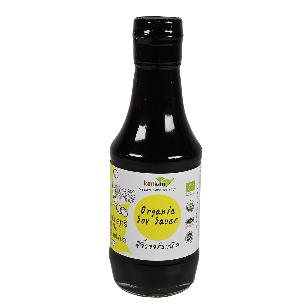 Nước tương đậu nành hữu cơ Lumlum Organic Soy Sauce 200ml