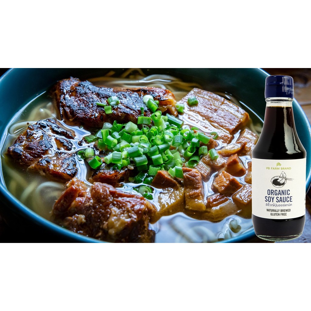Nước tương hữu cơ Thái Lan Organic Soy Sauce Lumlum/ PB farms Tamari