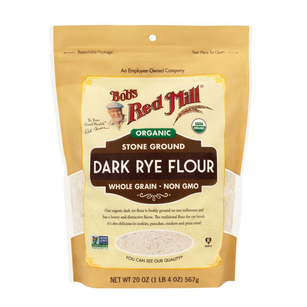 Bột Lúa Mạch Đen Hữu Cơ Bob's Red Mill/ Ecorod Dark Rye flour