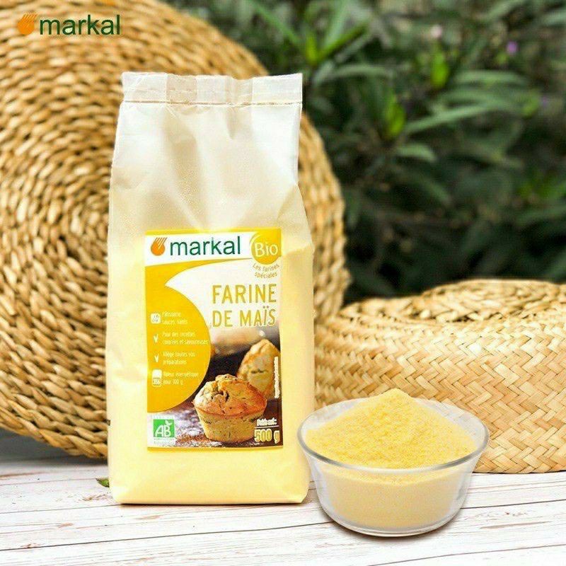 Bột bắp hữu cơ hạt mịn Markal Organic Corn Flour/ Just Organik