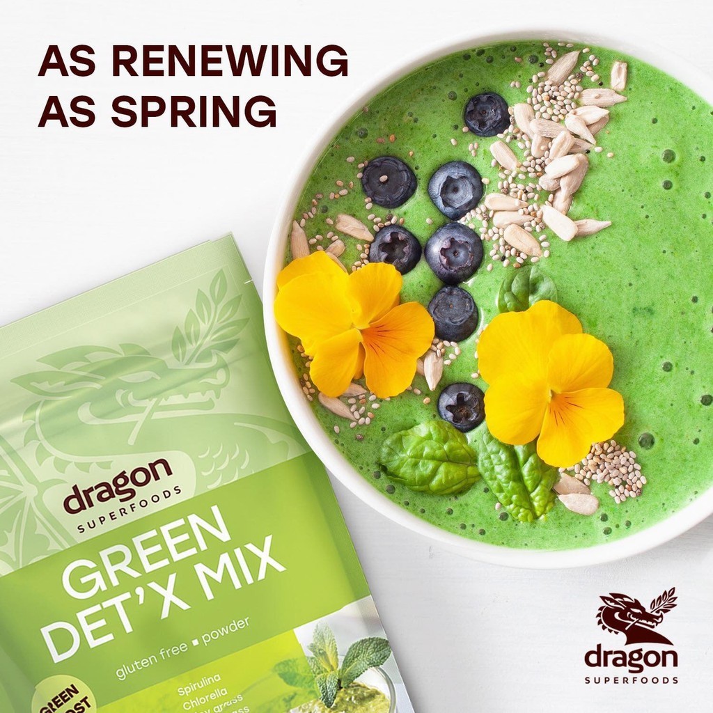 Bột green detox mix Dragon superfoods - Hỗn hợp xanh thải độc 200g