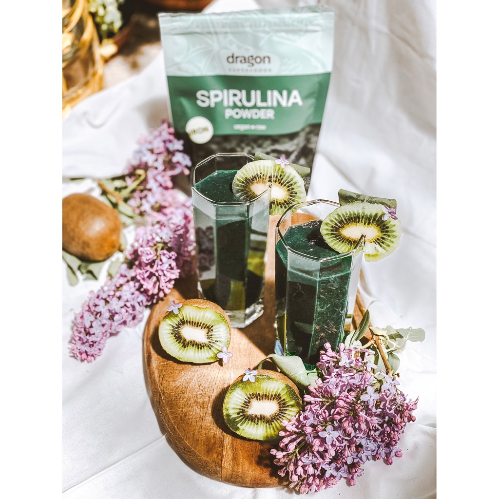 Bột tảo xoắn spirulina Dragon Superfoods 200g