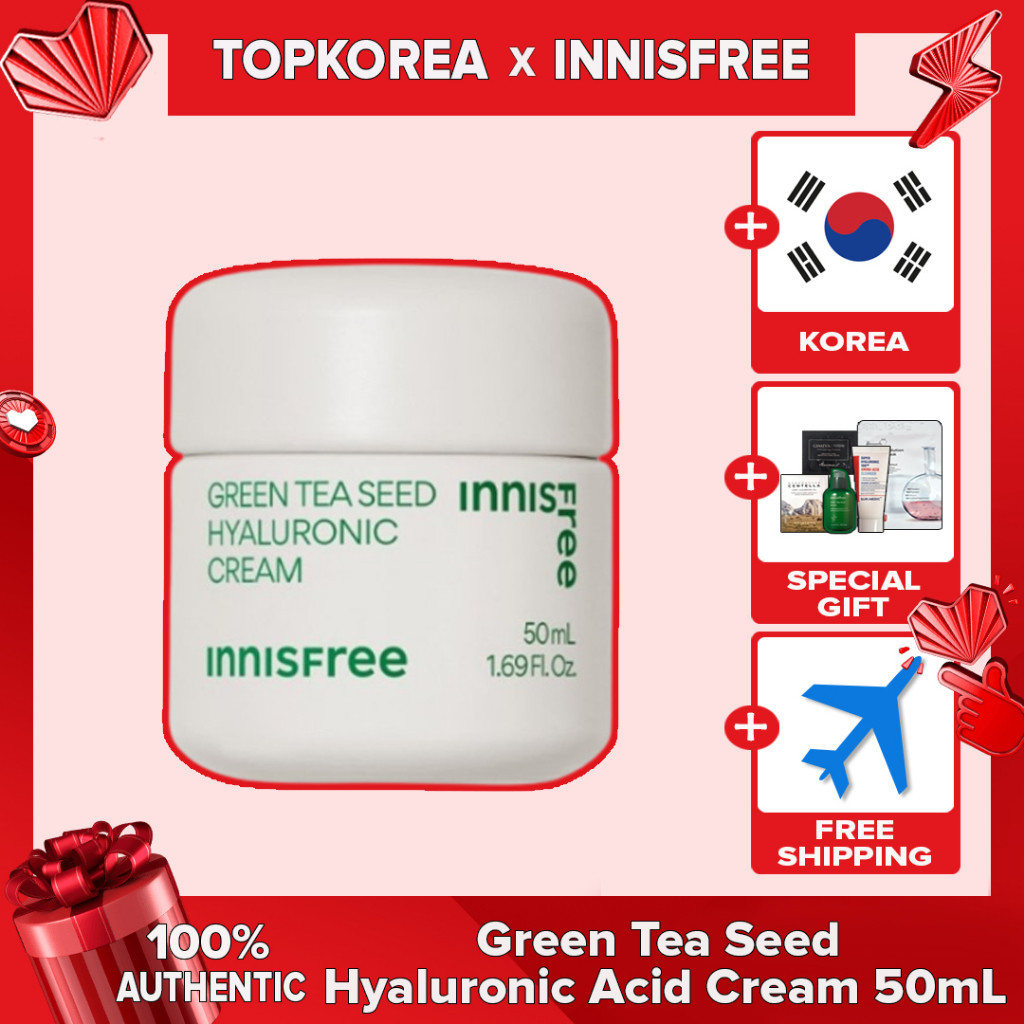 Kem Dưỡng Da Chiết Xuất Trà Xanh nnisfree Green Tea Seed Hyaluronic Cream 50ml