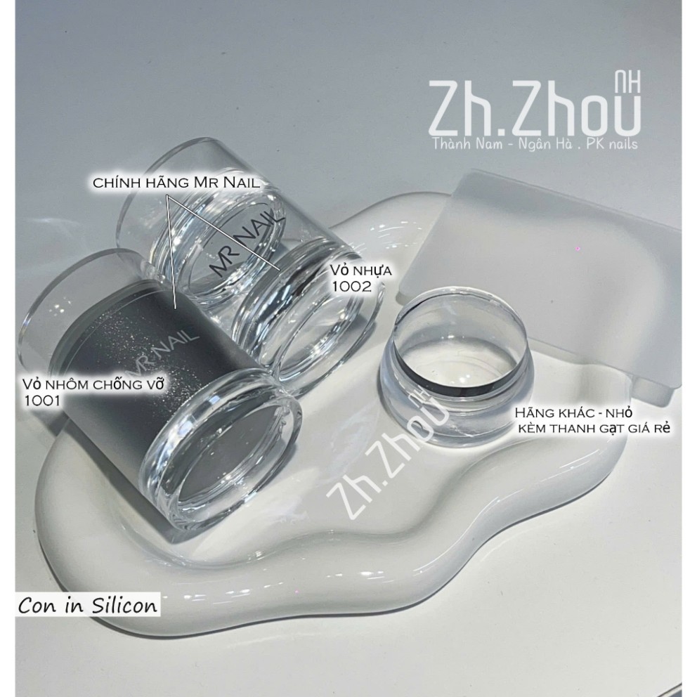 Dấu in mr nail, con dấu silicon mr nail, con dấu in silicon cao cấp