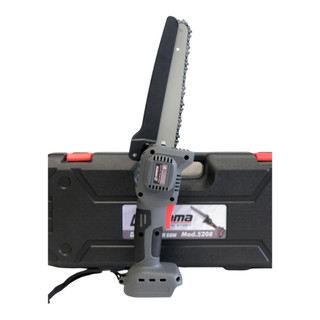 Thân Máy Cưa Xích Pin Cầm Tay DRAMA Model: 5208 FLEX Động Cơ Không Chổi Than Lam Xích 8inch Dùng Chân Pin Phổ Thông M21