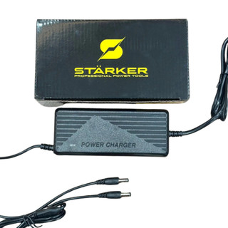 Sạc Nhanh Adapter 3A Starker - Sạc 2 Pin Cùng Lúc Cho Pin Máy Khoan, Máy Bulong Pin Mạch Có Quạt Tản Nhiệt