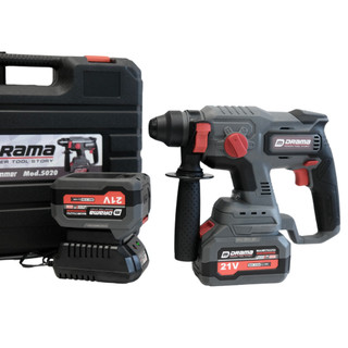 Máy Khoan Bê Tông DRAMA 21V Model: 5020 FLEX Lực Đập 1.7J Động cơ Không Chổi Than