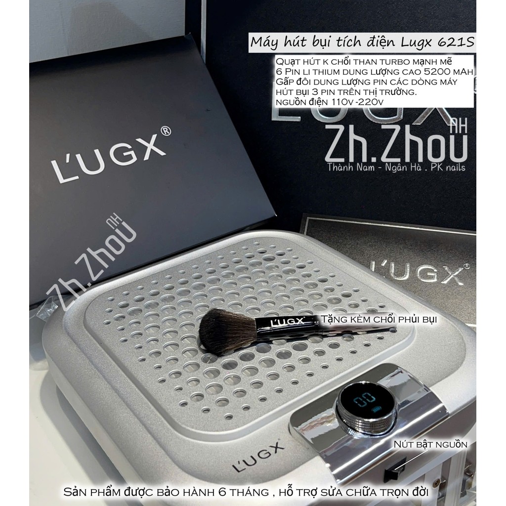 Máy hút bụi LUGX 621s tích điện ,máy hút bụi tích điện Lugx . máy hút bụi nail tích điện.