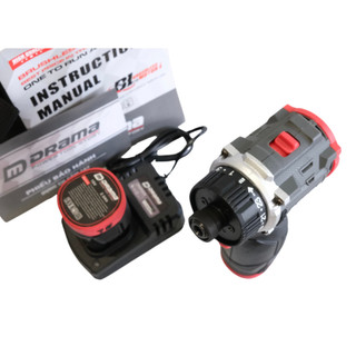 Máy Chuyên Vít Trượt DRAMA 18V Model: D5318 FLEX Động Cơ Không Chổi Than Sử Dụng Pin 4 Cell