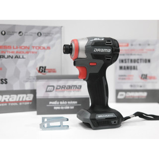 Thân Máy Chuyên Vít Pin DRAMA 5668 Flex, Lực Siết 200N.m, 4 Tốc Độ, Động Cơ Không Chổi Than, Chân Pin Phổ Thông