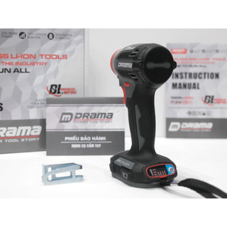Thân Máy Chuyên Vít Pin DRAMA 5668 Flex, Lực Siết 200N.m, 4 Tốc Độ, Động Cơ Không Chổi Than, Chân Pin Phổ Thông