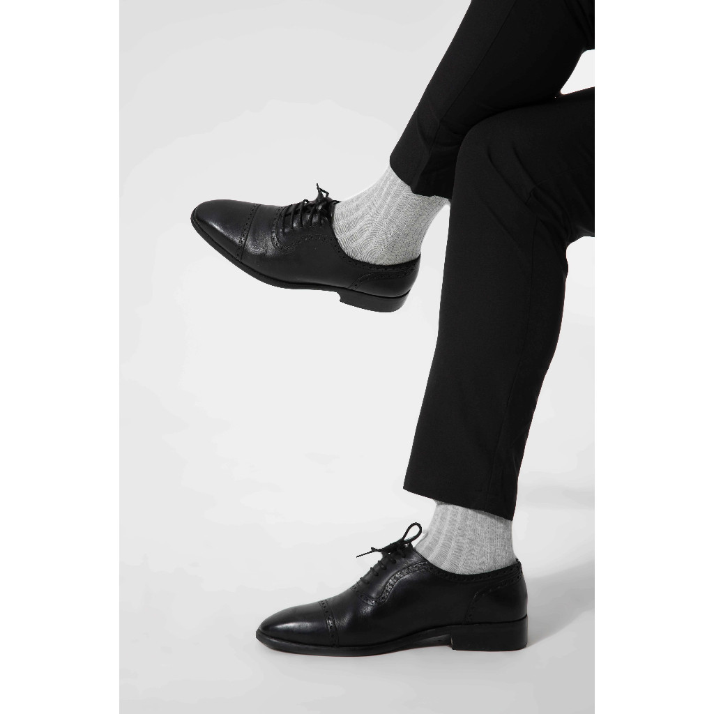 [MUA 2 GIẢM 5%]Combo 2 đôi Tất cổ trung Cotton Ribbed Coolmate thoáng khí thấm hút mồ hôi tốt
