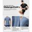 Áo thun thể thao Melange Exdry thấm hút khoáng khí nhanh khô, áo pickleball, tennis Coolmate