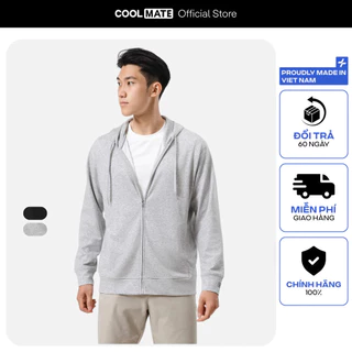 Áo khoác Knit chống nhăn, vải mềm mịn, thấm hút, thoáng mát, chống UV Coolmate