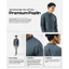Áo sơ mi nam dài tay cổ tàu Premium Poplin thoáng khí không xù lông Coolmate