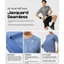 Áo thun thể thao Jacquard Seamless mềm mại giảm ma sát áo pickleball tennis đa năng Coolmate