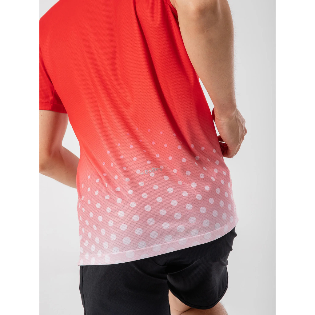 [MUA 4 GIẢM 20%]Áo Thun Chạy Bộ Graphic Dot thoáng khí dễ dàng vận động, áo đỏ Việt Nam Coolmate