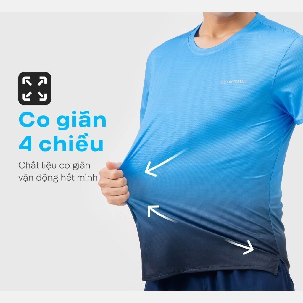 [GIÁ TỐT TRÊN LIVE]Combo 2 áo thun thể thao chạy bộ graphic siêu nhẹ thấm hút đa dạng màu Coolmate