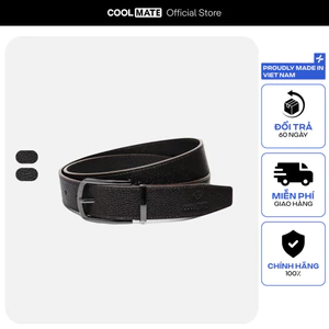 Thắt lưng nam Coolmate da bò Mill khoá gài kim