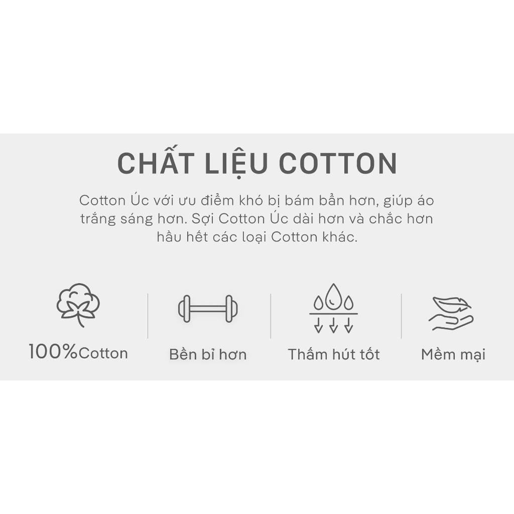 [MUA 2 GIẢM 5%]Combo Pack 3 áo thun cotton 220gsm Coolmate