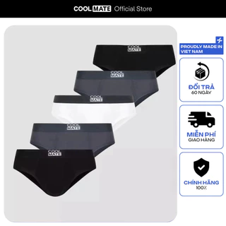 Combo 5 Quần lót nam Tam Giác Brief Bamboo kháng khuẩn Coolmate