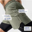 Quần Short thể thao nam Gym Power 2 lớp co giãn, thấm hút, nhanh khô Coolmate