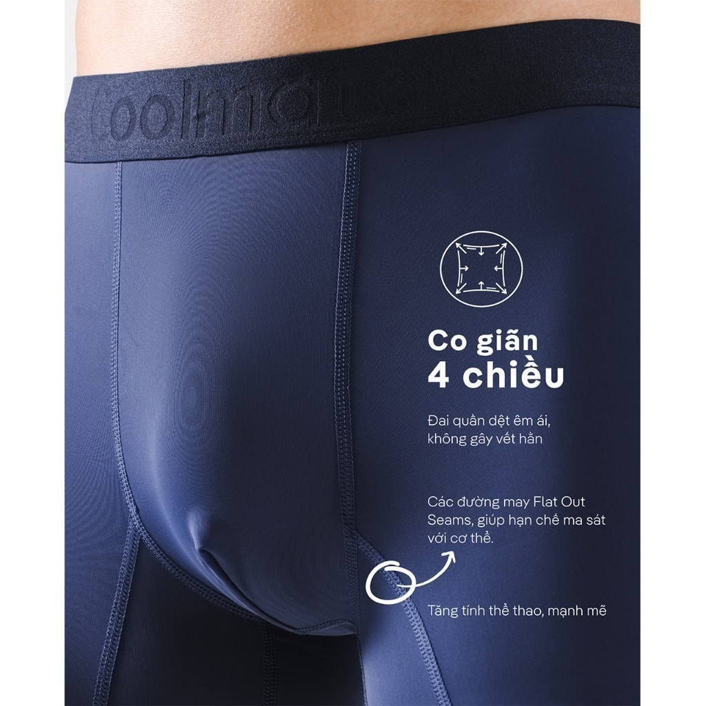 [MUA 2 GIẢM 5%][Outlet - không đổi trả]Quần lót nam dáng Trunk Ice Cooling thun lạnh Coolmate