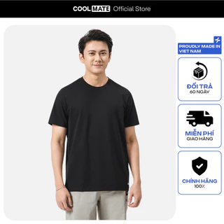 Áo thun nam Cotton Compact phiên bản Premium chống nhăn vải thoáng mát co giãn tốt Coolmate