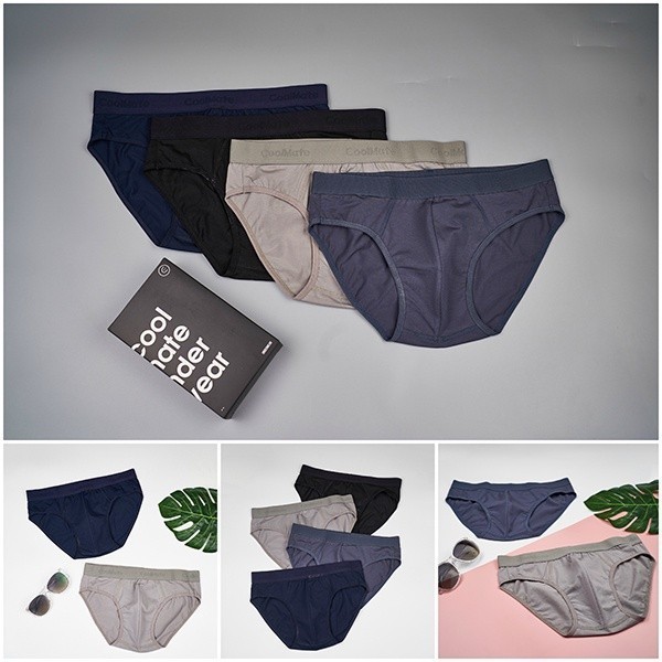 Quần lót tam giác nam Brief Cotton co giãn, mềm mại, thấm bhuts Coolmate | BigBuy360 - bigbuy360.vn