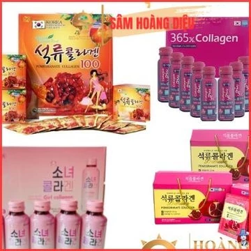 Sâm Hoàng Diệu - Nước uống làm đẹp da Collagen 365, Girl Collagen, Collagen lựu, Collagen các loại