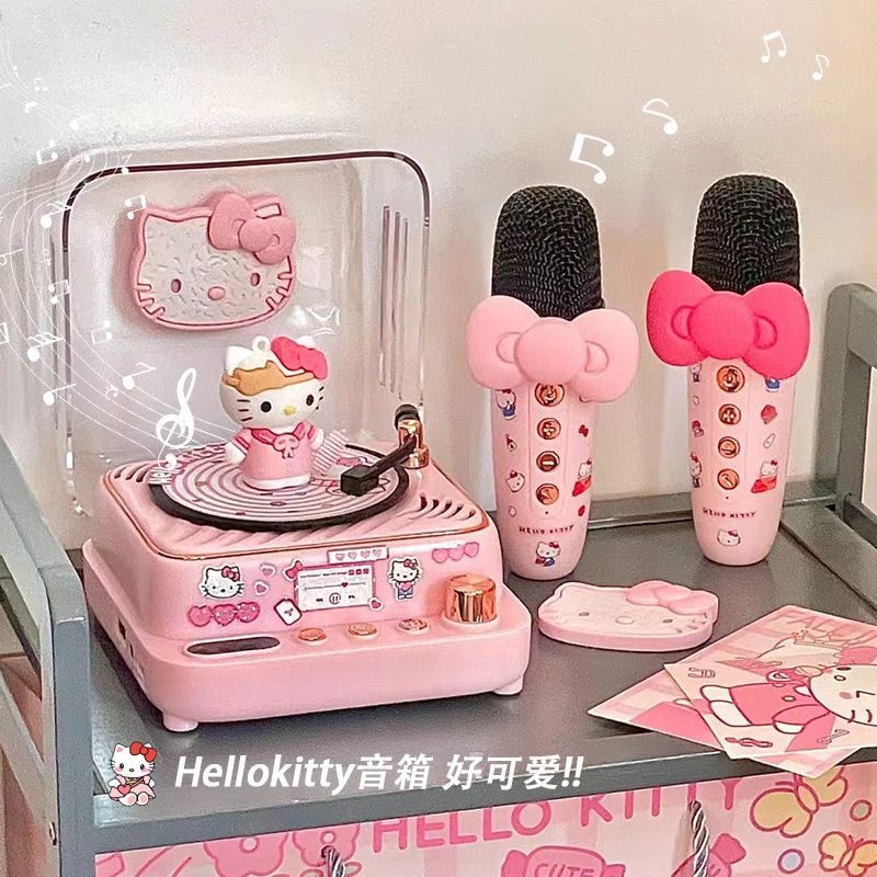 KT Loa máy ghi âm mèo hello kitty Loa Bluetooth Micro không dây k Quà ...