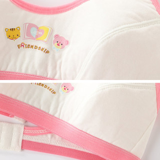 Áo lá bé gái cotton dày dặn thoáng mát nấc cài sau tiện lợi họa tiết gấu mèo dễ thương HOMEBRA B528