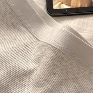 Quần lót nữ cotton gân tăm dày dặn lưng chun- Quần chip nữ trơn basic co giãn không gây hằn bí L2416