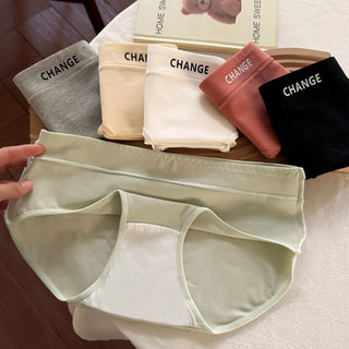 Quần lót nữ cotton thấm hút mồ hôi vượt trội - Quần chíp nữ cotton đai chữ năng động cá tính L2430