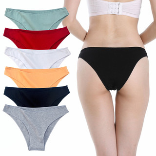Quần lót cotton nữ đáy may 2 lớp kháng khuẩn - Quần lót nữ cạp vừa tôn dáng co dãn thấm hút tốt L261