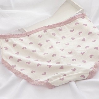Quần lót nữ cotton kháng khuẩn họa tiết đáng yêu  - Quần lót nữ thoáng mát thấm hút co dãn tốt L110