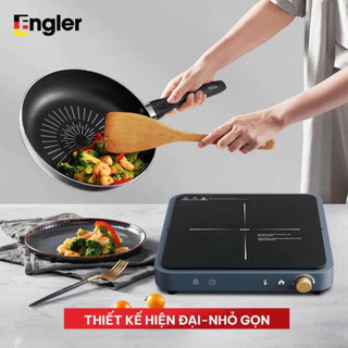 Bếp từ đơn Engler EGL336 công suất 1500W, bếp điện từ mặt kính pha lê dẫn nhiệt nhanh có cửa hút gió - Bếp Của Hà