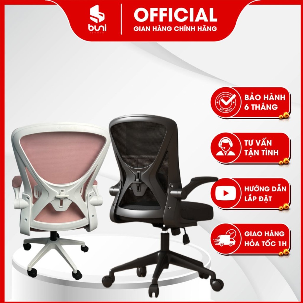 Ghế Công Thái Học, Ghế Làm Việc Văn Phòng Tựa Lưng, Ghế Xoay Ngả Lưng Thoái Mái | BigBuy360 - bigbuy360.vn