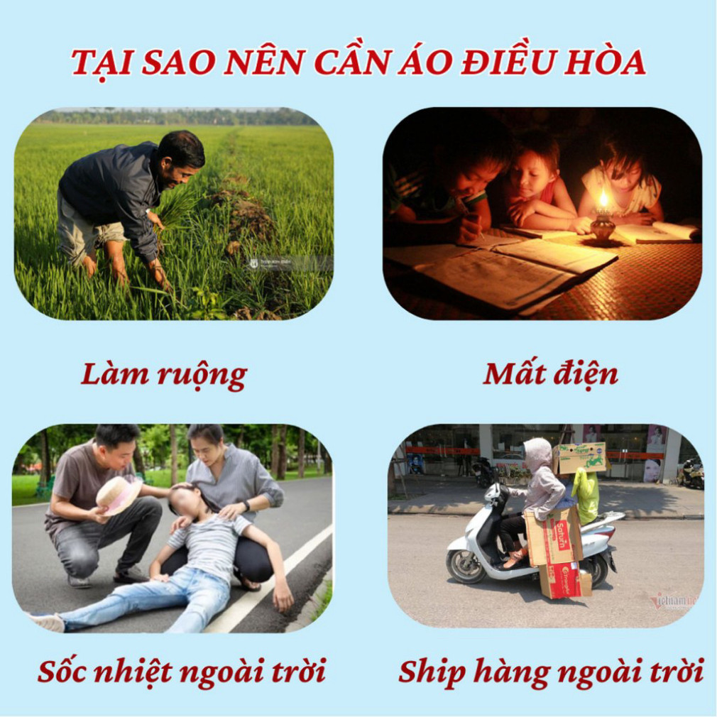 Áo điều hoà nhật bản OZAKA CÔNG SUẤT LỚN 28V CỨC MÁT PIN DUNG LƯỢNG 100000MAH BẢO HÀNH 24 THÁNG