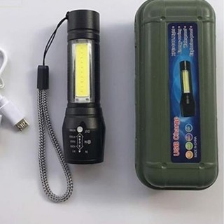 Đèn Pin Zoom 911 (Xài Pin). Đèn Pin cầm tay Siêu Sáng mini Có Zoom và Đèn Pin Police 3W, 5W