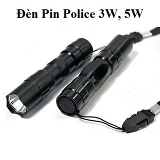 Đèn Pin Zoom 911 (Xài Pin). Đèn Pin cầm tay Siêu Sáng mini Có Zoom và Đèn Pin Police 3W, 5W