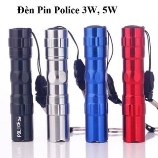 Đèn Pin Zoom 911 (Xài Pin). Đèn Pin cầm tay Siêu Sáng mini Có Zoom và Đèn Pin Police 3W, 5W