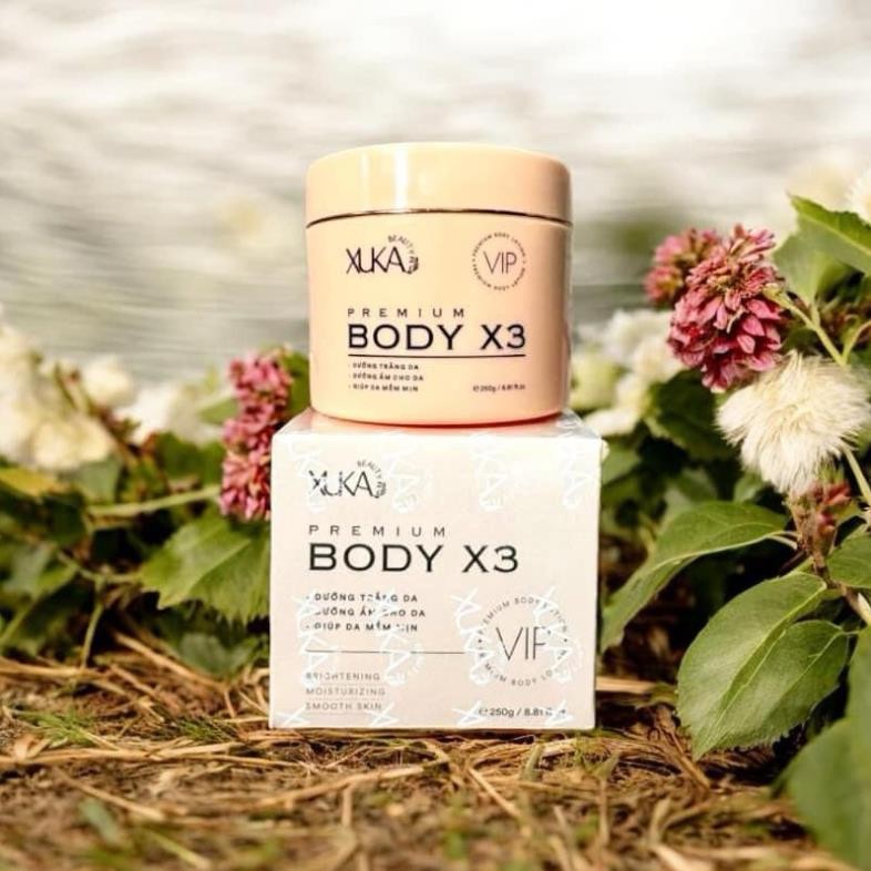 Kem Body XUKA X3 Hồng Trắng Da Body, Chống Nắng, Kháng Nước, Thấm Nhanh Không Bết Rít